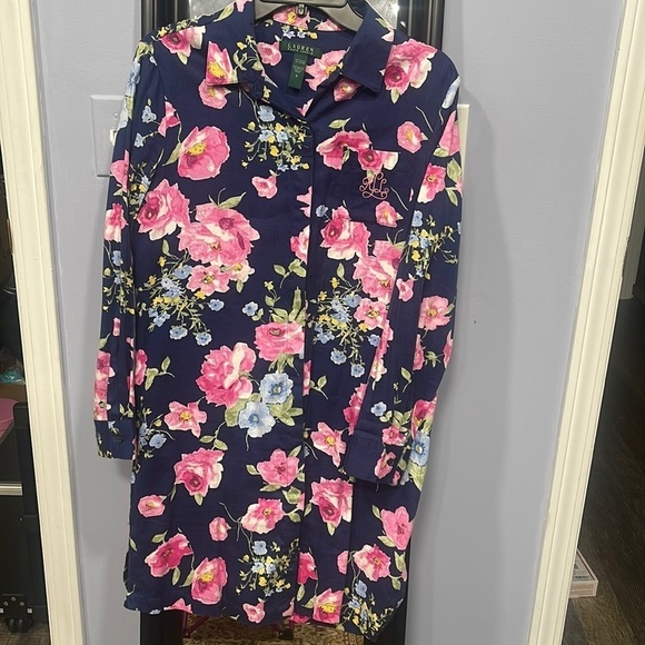 Ralph Lauren button down long shirt - Picture 1 of 9